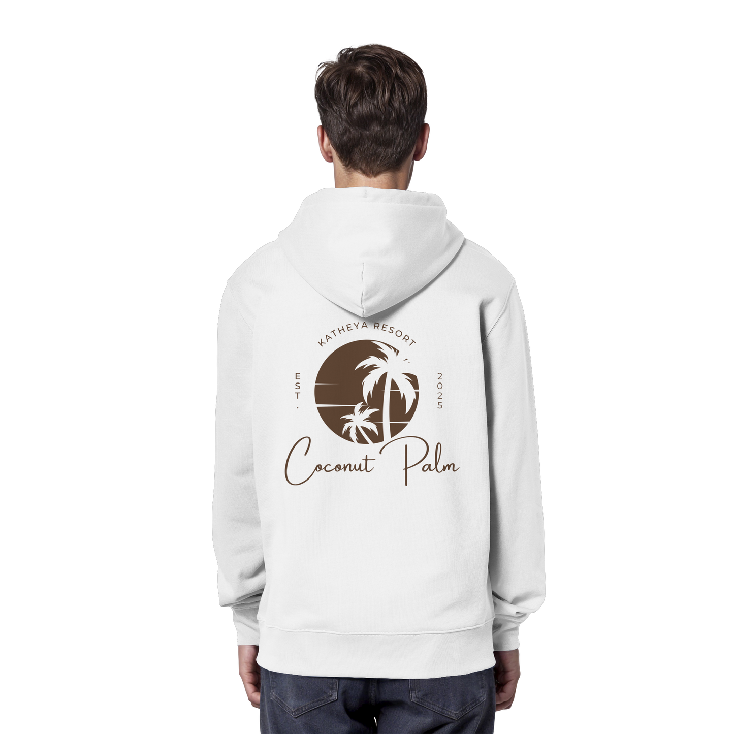 Katheya - Coconut Palm Men  - Organic Hoodie