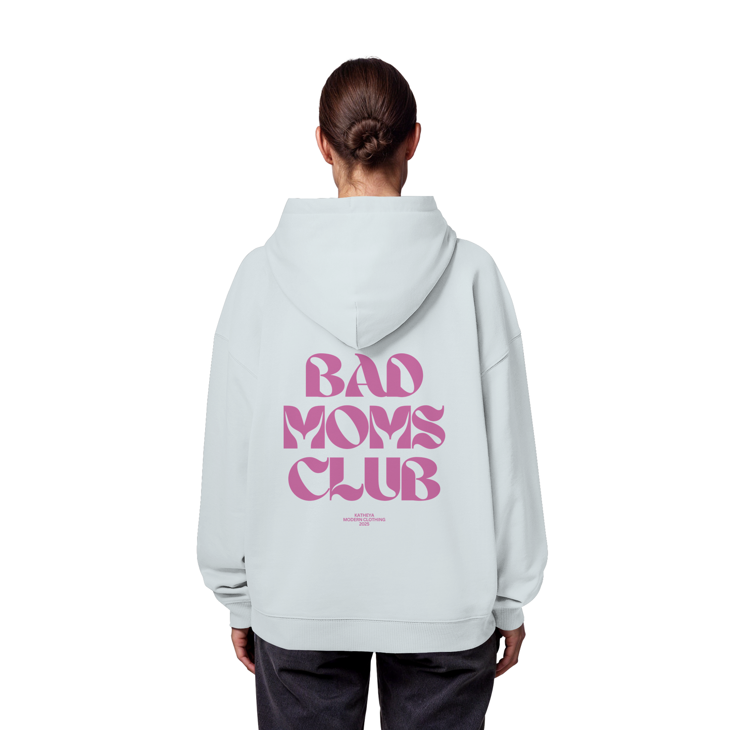 Bad Moms Club Dunkel Rosa - Organic Oversize Hoodie