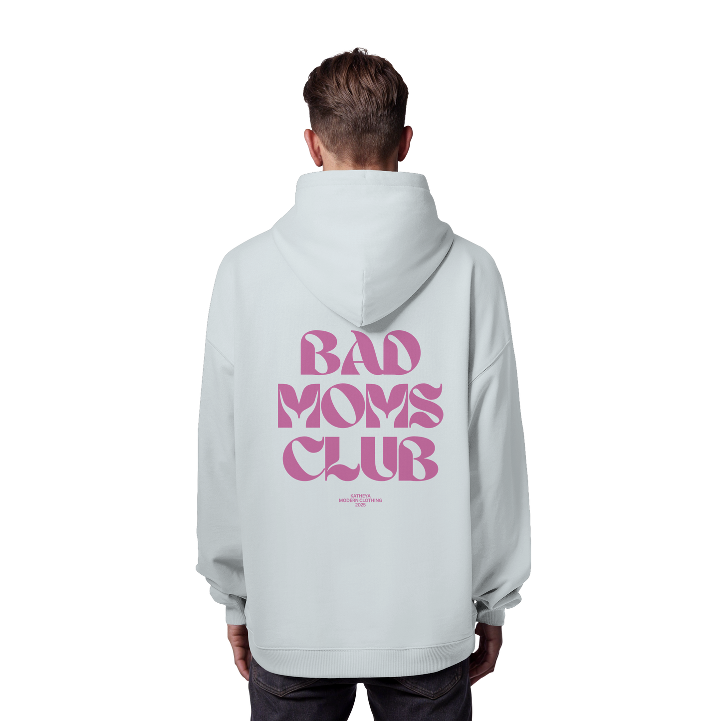Bad Moms Club Dunkel Rosa - Organic Oversize Hoodie