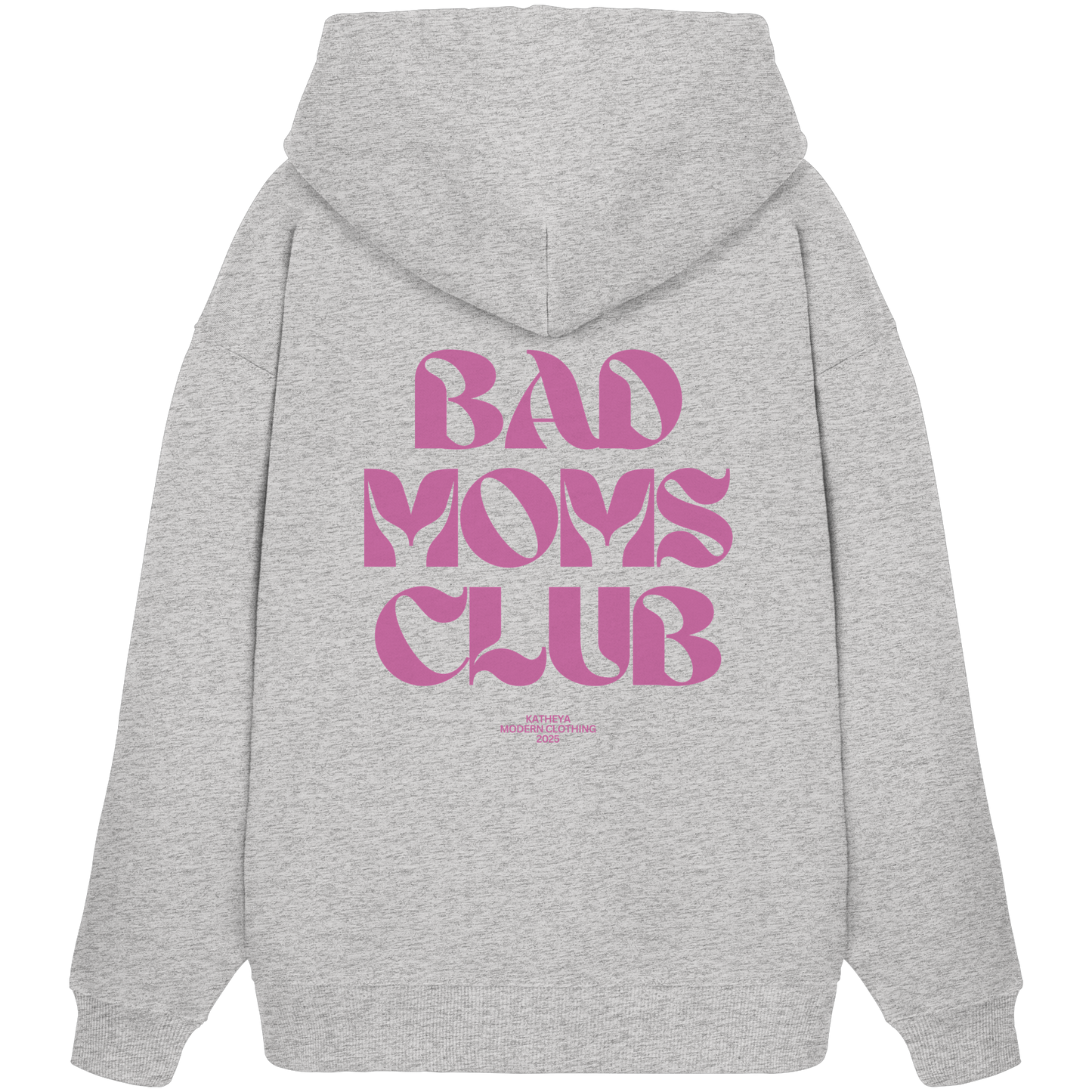 Bad Moms Club Dunkel Rosa - Organic Oversize Hoodie