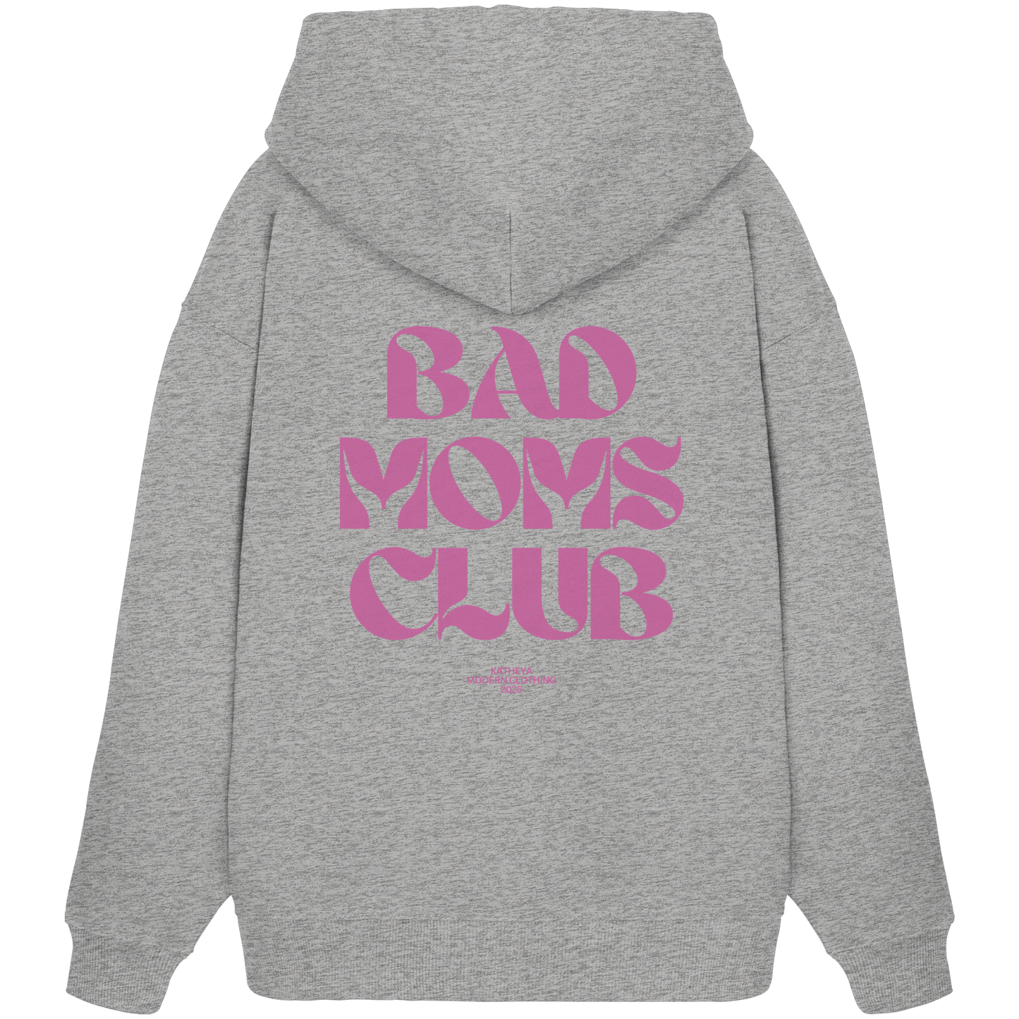 Bad Moms Club Dunkel Rosa - Organic Oversize Hoodie