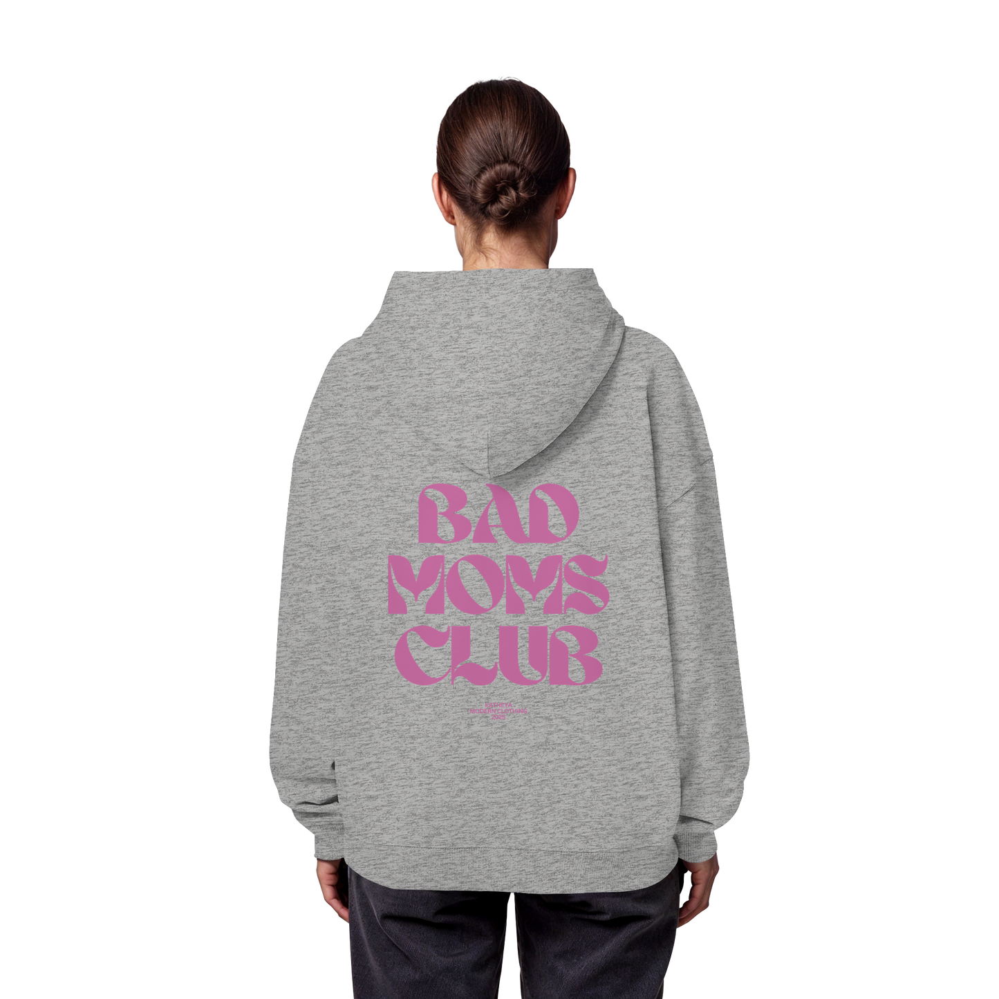 Bad Moms Club Dunkel Rosa - Organic Oversize Hoodie