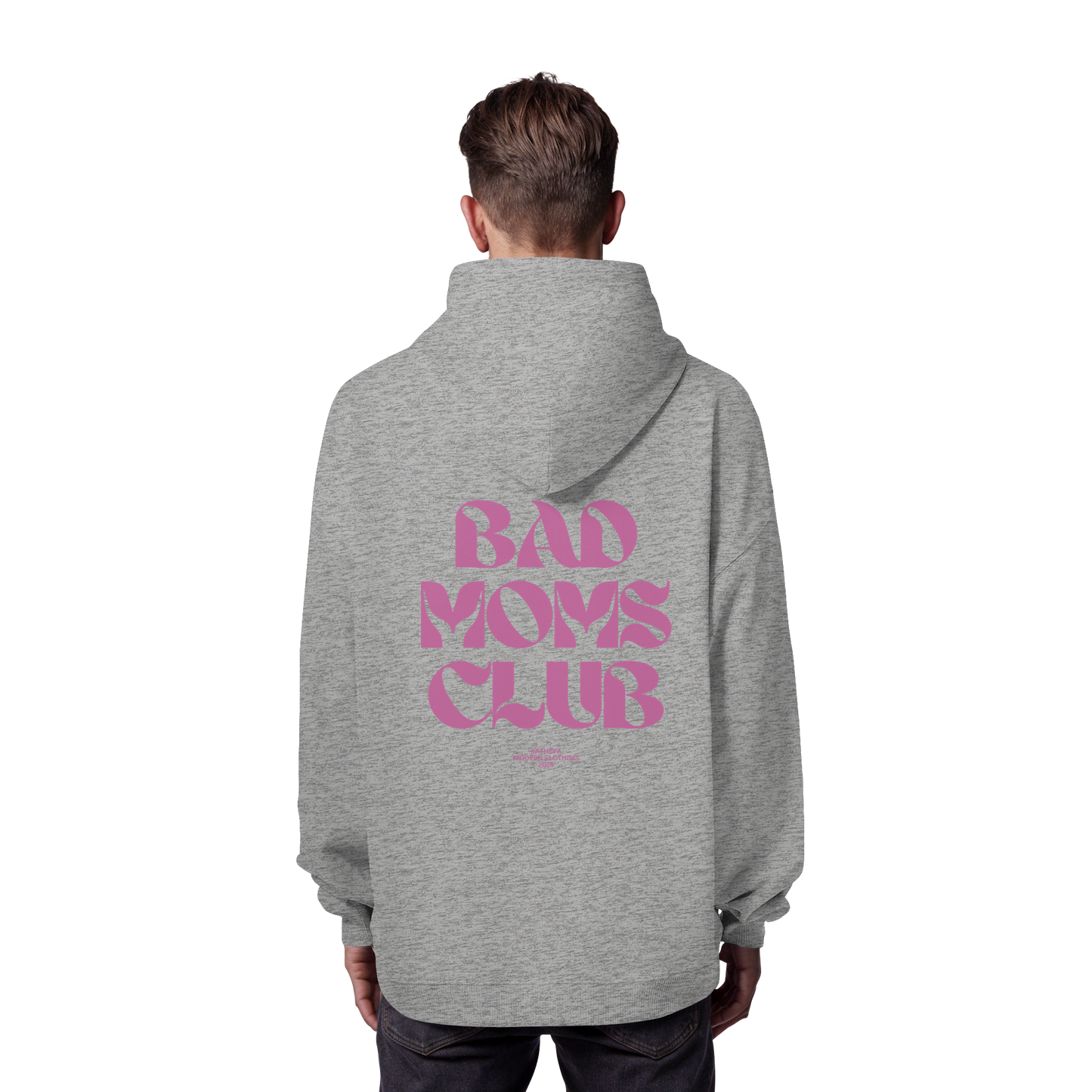 Bad Moms Club Dunkel Rosa - Organic Oversize Hoodie