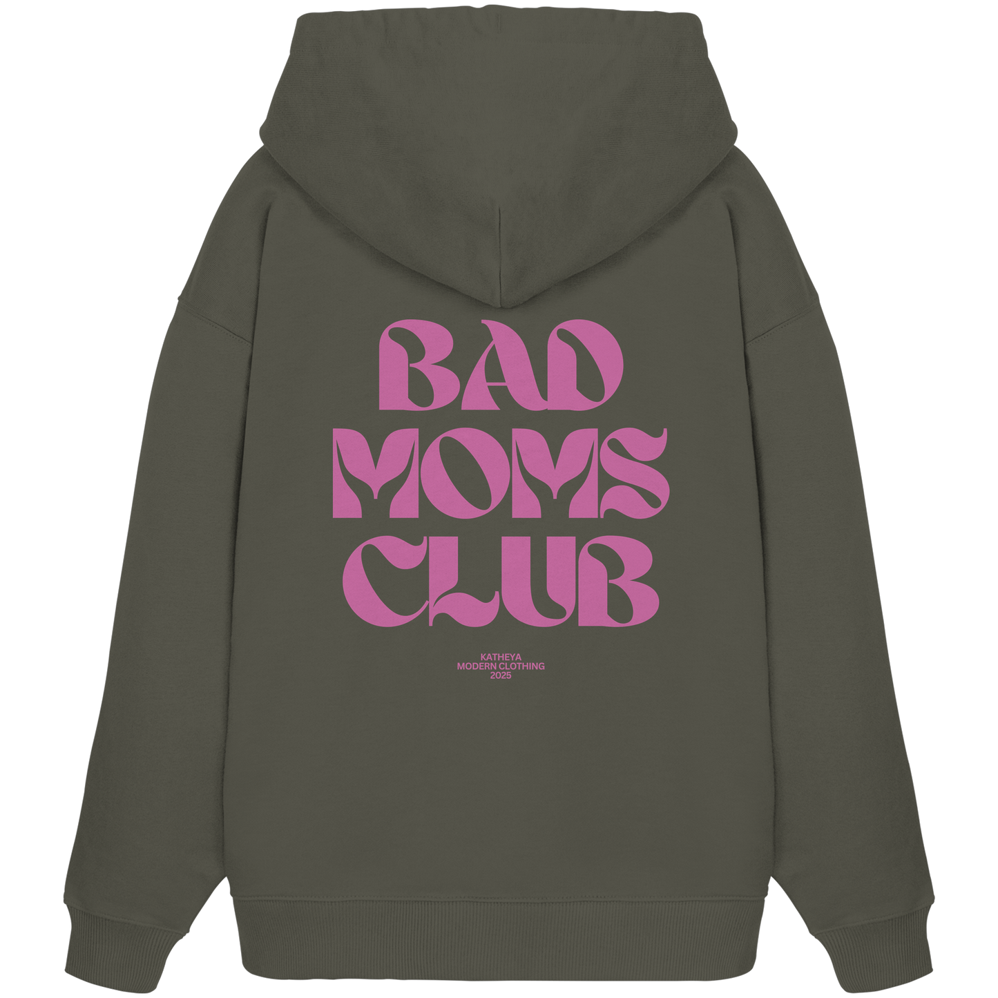 Bad Moms Club Dunkel Rosa - Organic Oversize Hoodie