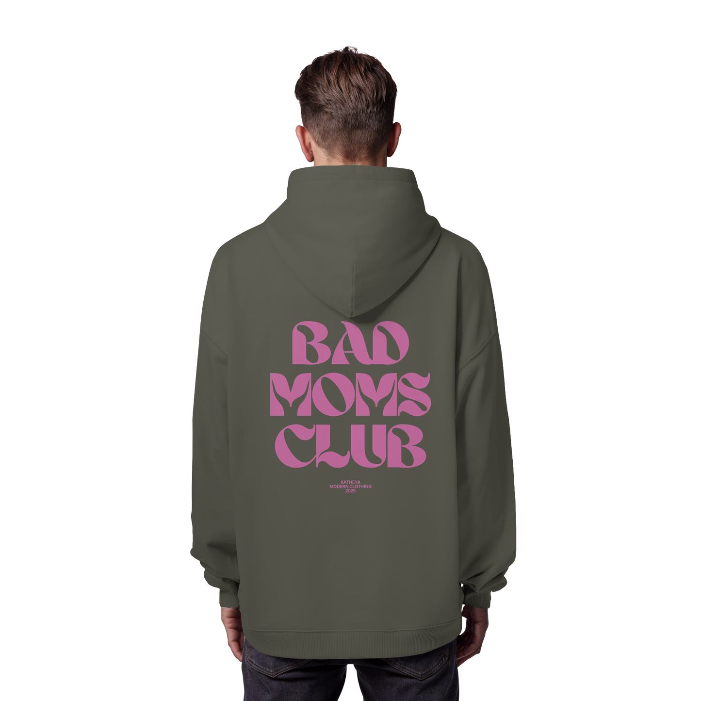 Bad Moms Club Dunkel Rosa - Organic Oversize Hoodie