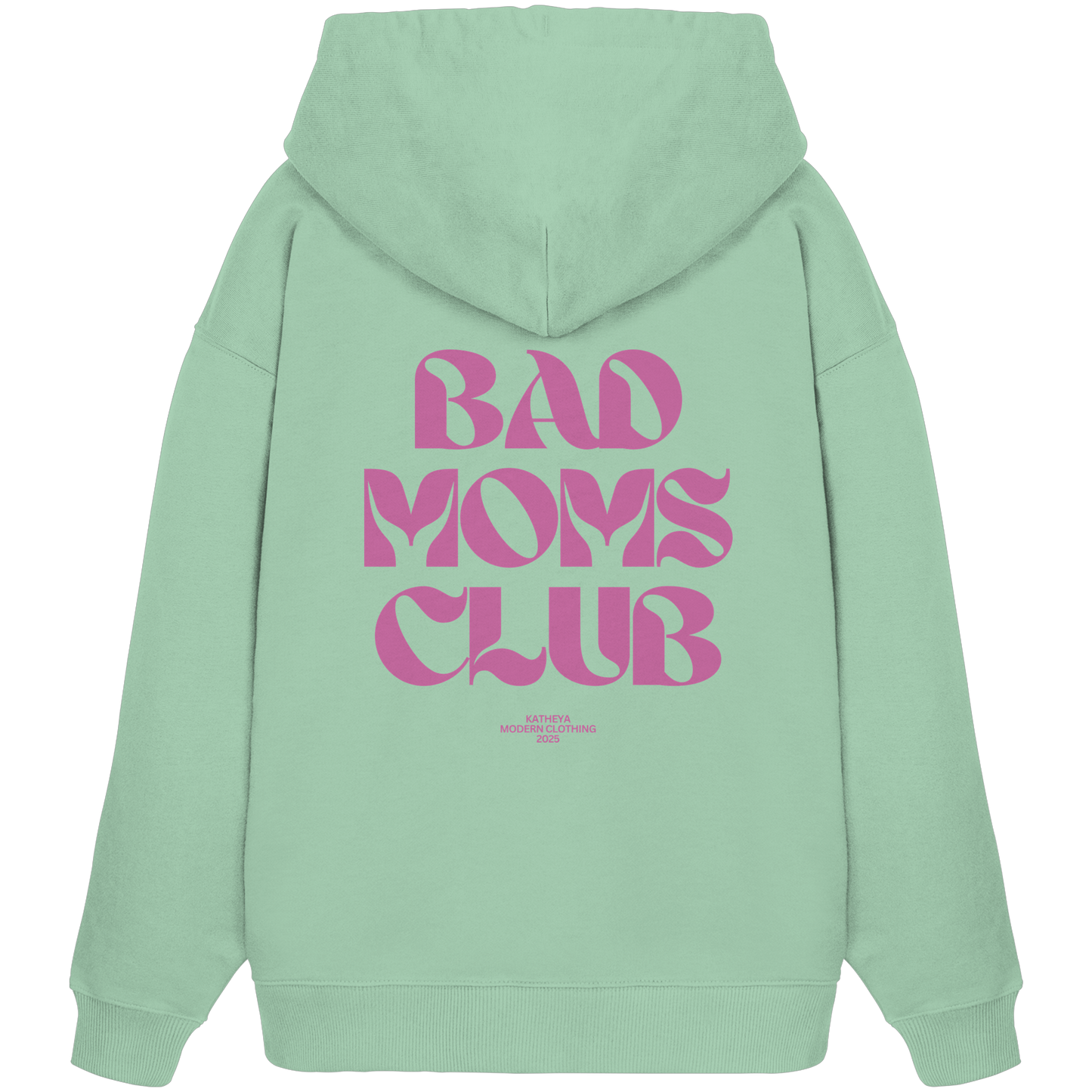 Bad Moms Club Dunkel Rosa - Organic Oversize Hoodie