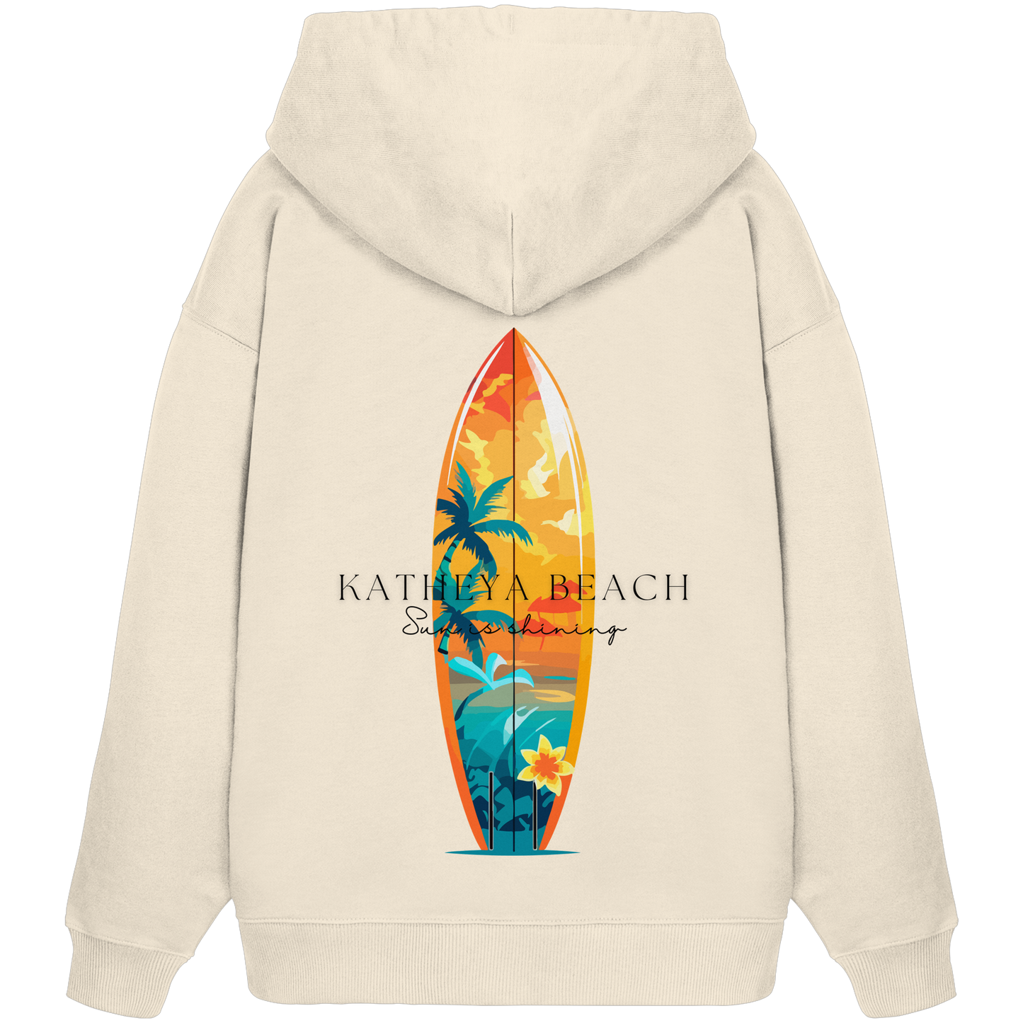 KATHEYA BEACH-Sun is shining - Organic Oversize Hoodie