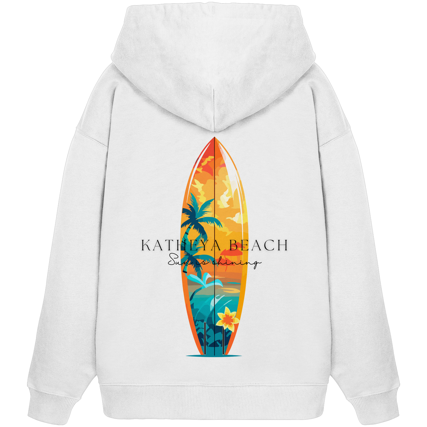 KATHEYA BEACH-Sun is shining - Organic Oversize Hoodie