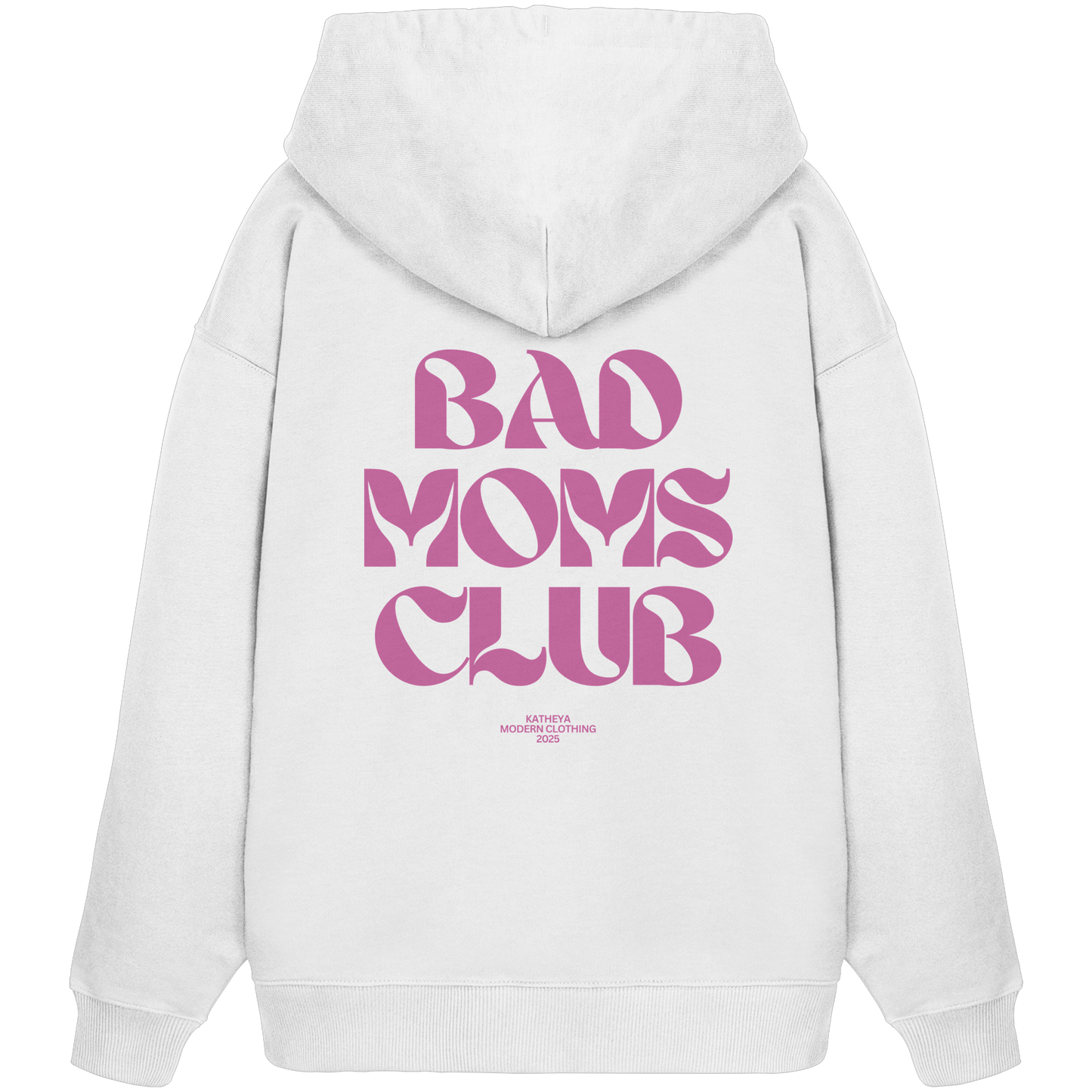 Bad Moms Club Dunkel Rosa - Organic Oversize Hoodie