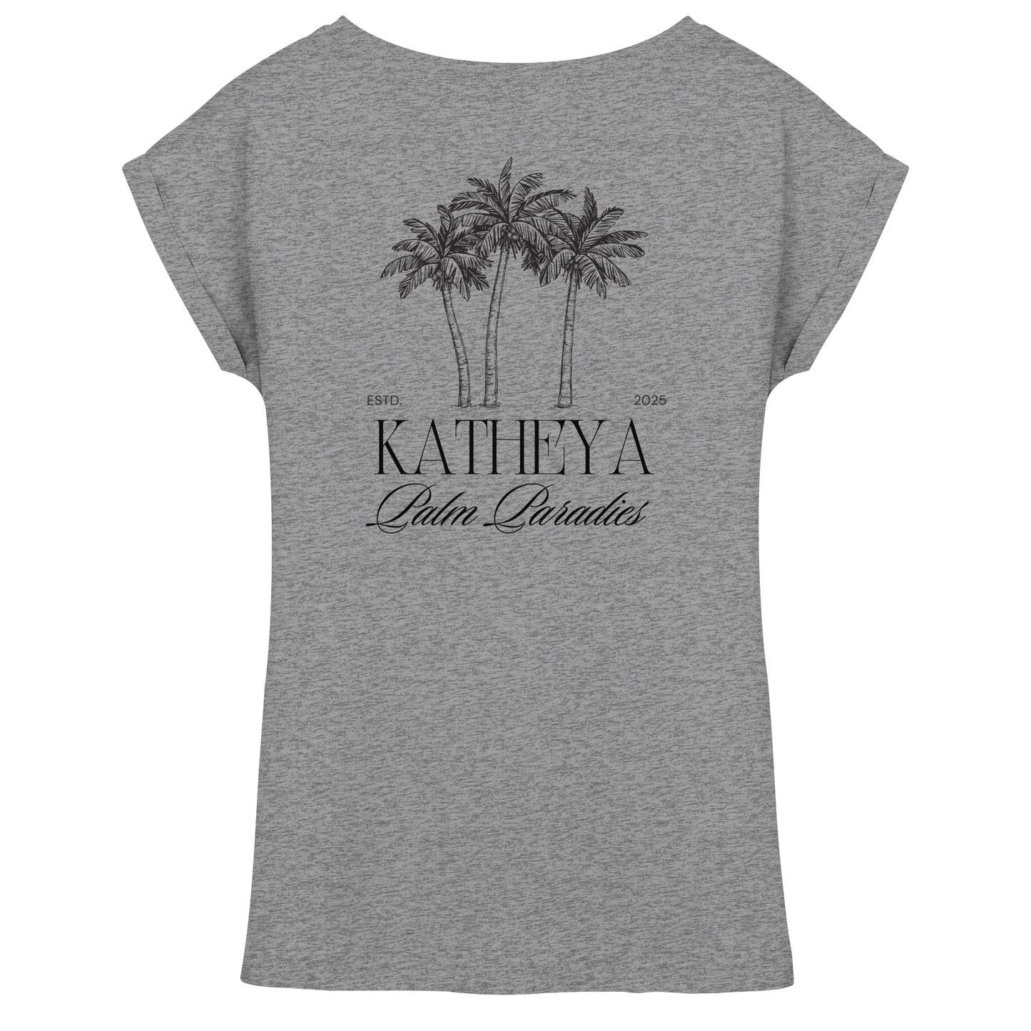 KATHEYA - Palm Kollektion  - Womens Extended Shoulder T-Shirt
