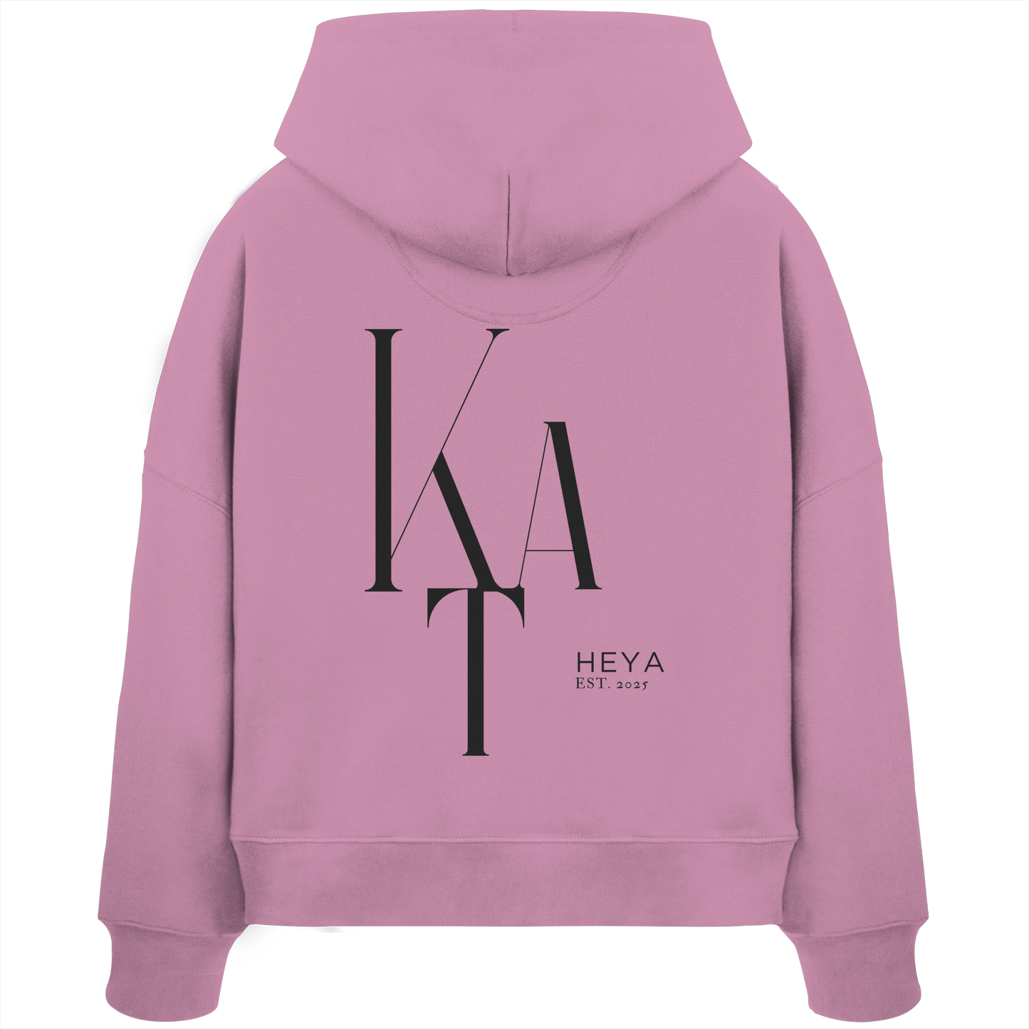 KTA heya- Est.2025 - Womens Organic Boxcut Hoodie