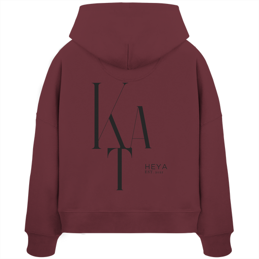 KTA heya- Est.2025 - Womens Organic Boxcut Hoodie