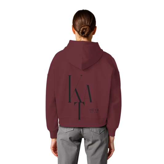 KTA heya- Est.2025 - Womens Organic Boxcut Hoodie