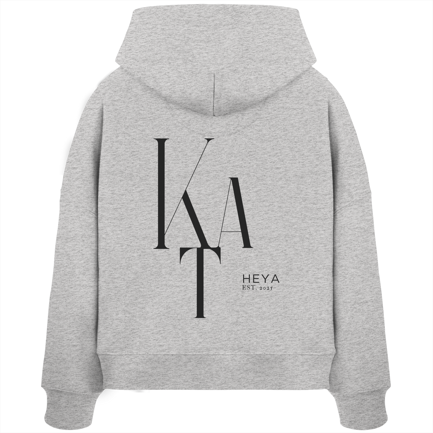 KTA heya- Est.2025 - Womens Organic Boxcut Hoodie