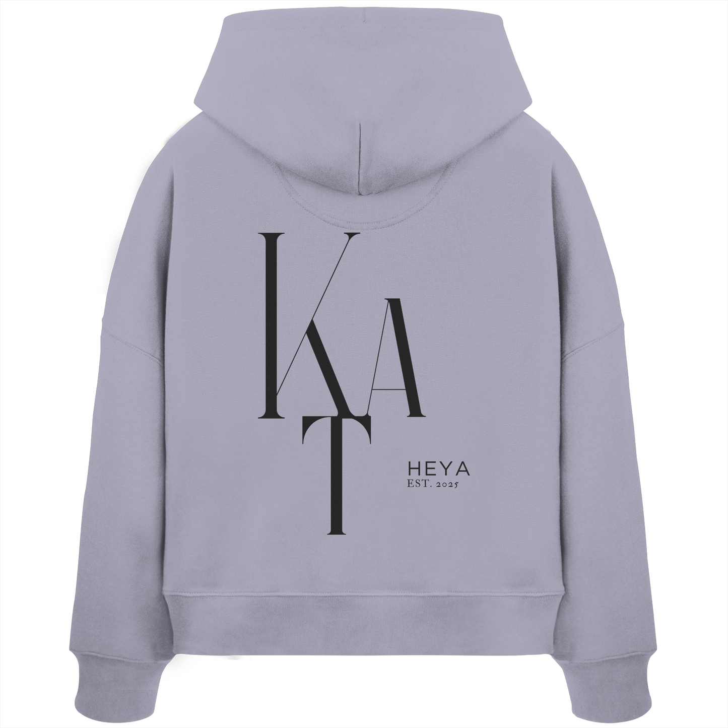KTA heya- Est.2025 - Womens Organic Boxcut Hoodie