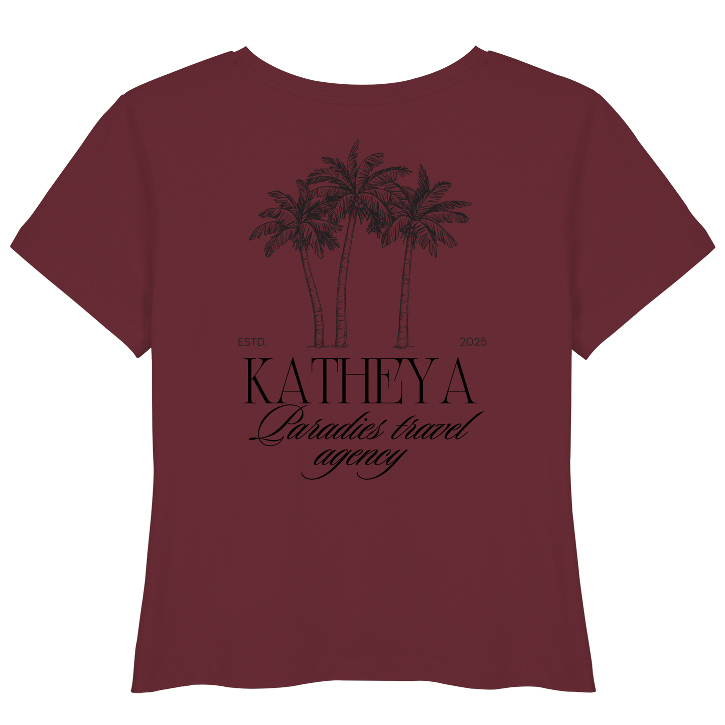 KATHEYA- drei Palmen Design - Womens Organic Lightweight T-Shirt
