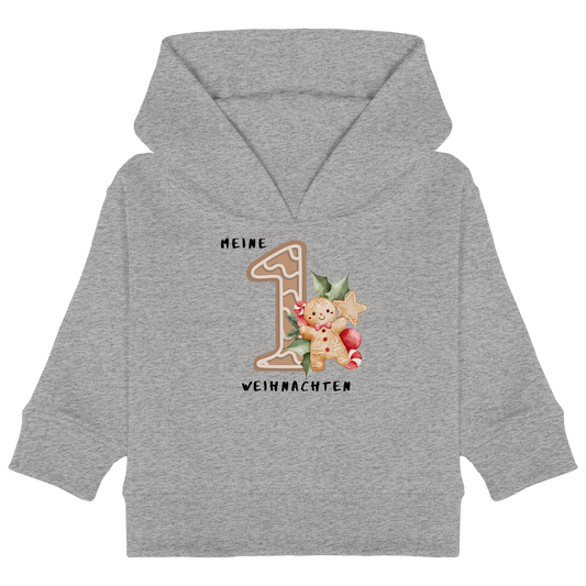 Mein 1 Weihnachten - Baby Organic Hoodie