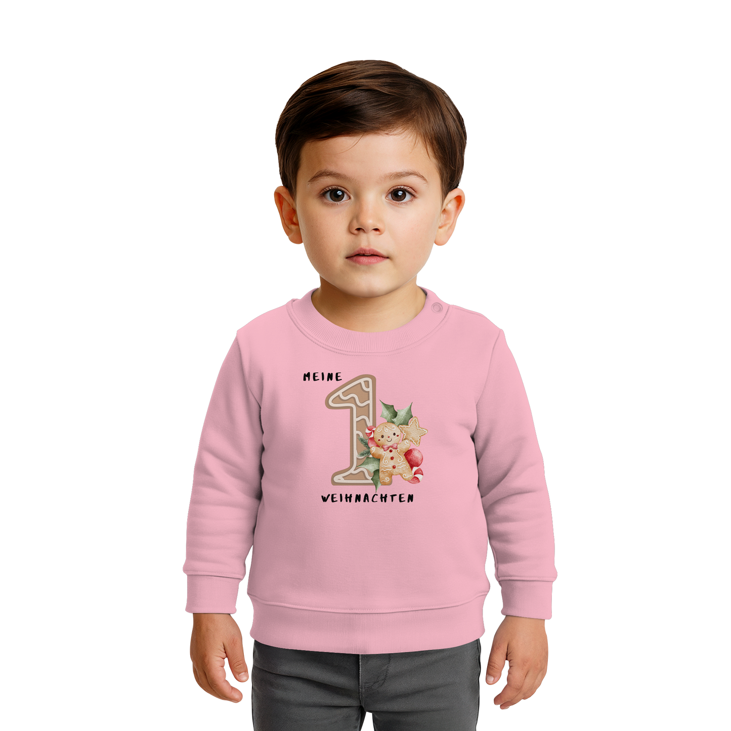 Mein 1 Weihnachten - Baby Organic Sweatshirt