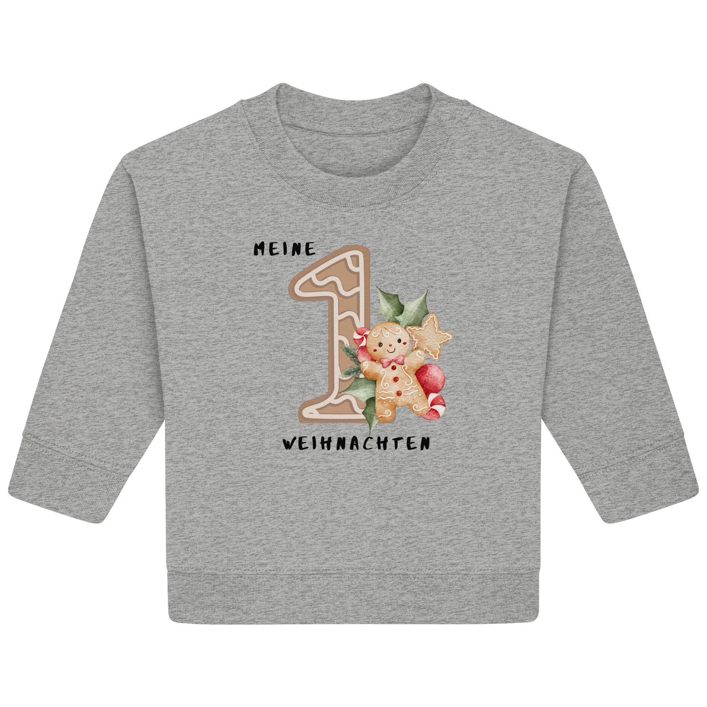 Mein 1 Weihnachten - Baby Organic Sweatshirt
