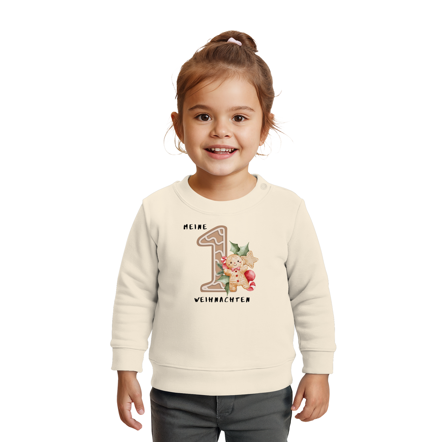 Mein 1 Weihnachten - Baby Organic Sweatshirt