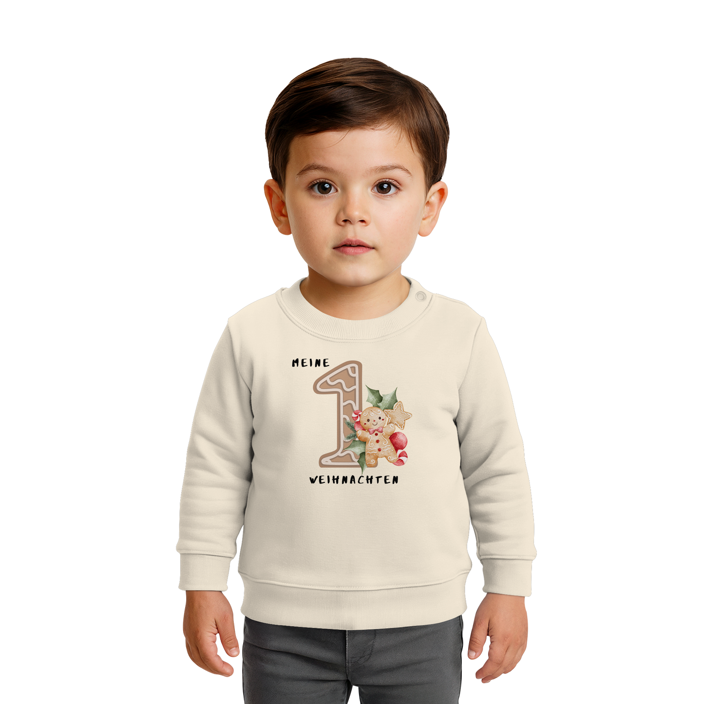 Mein 1 Weihnachten - Baby Organic Sweatshirt
