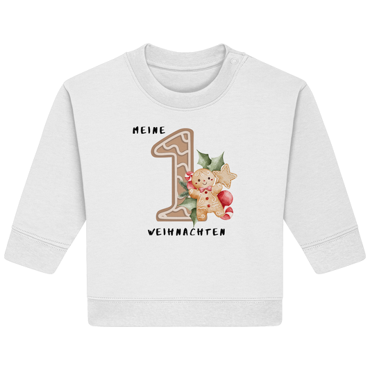 Mein 1 Weihnachten - Baby Organic Sweatshirt
