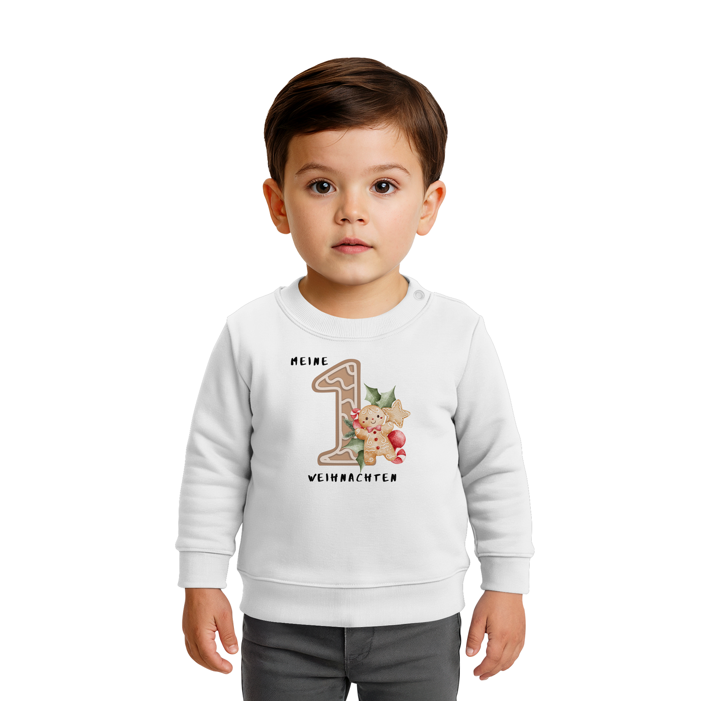 Mein 1 Weihnachten - Baby Organic Sweatshirt