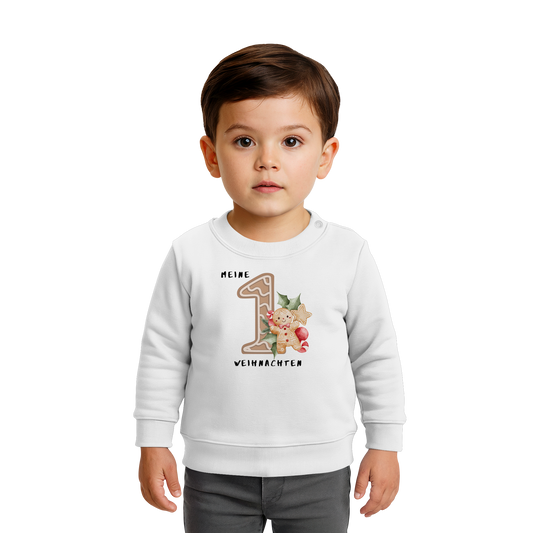 Mein 1 Weihnachten - Baby Organic Sweatshirt