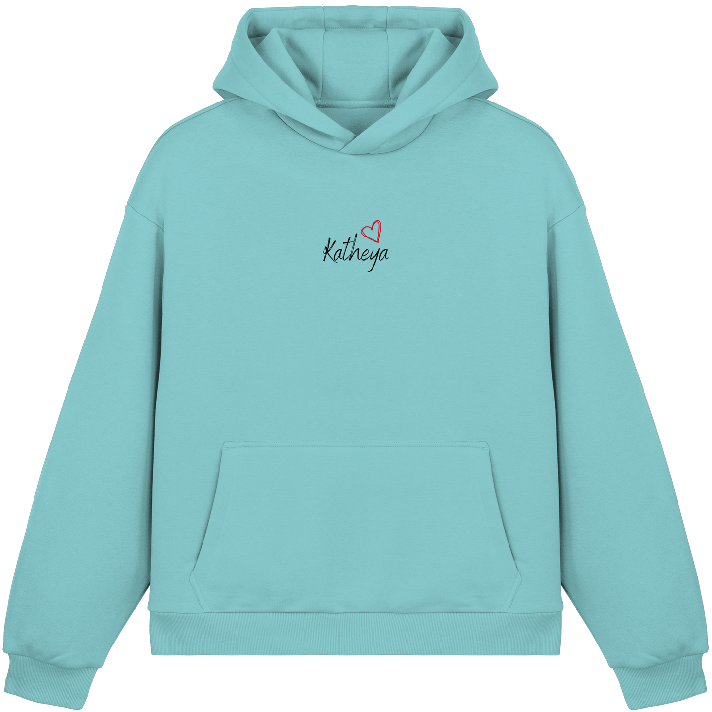 Liebe = Du+Ich - Fluffy Boxcut Hoodie