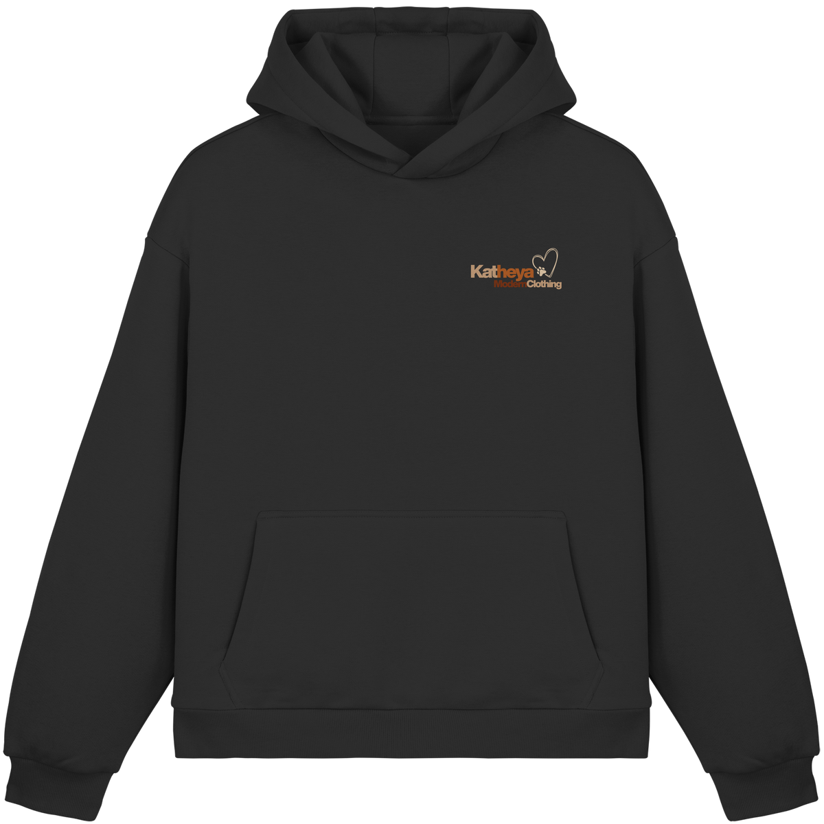 Dog Mountain Gray - Fluffy Boxcut Hoodie
