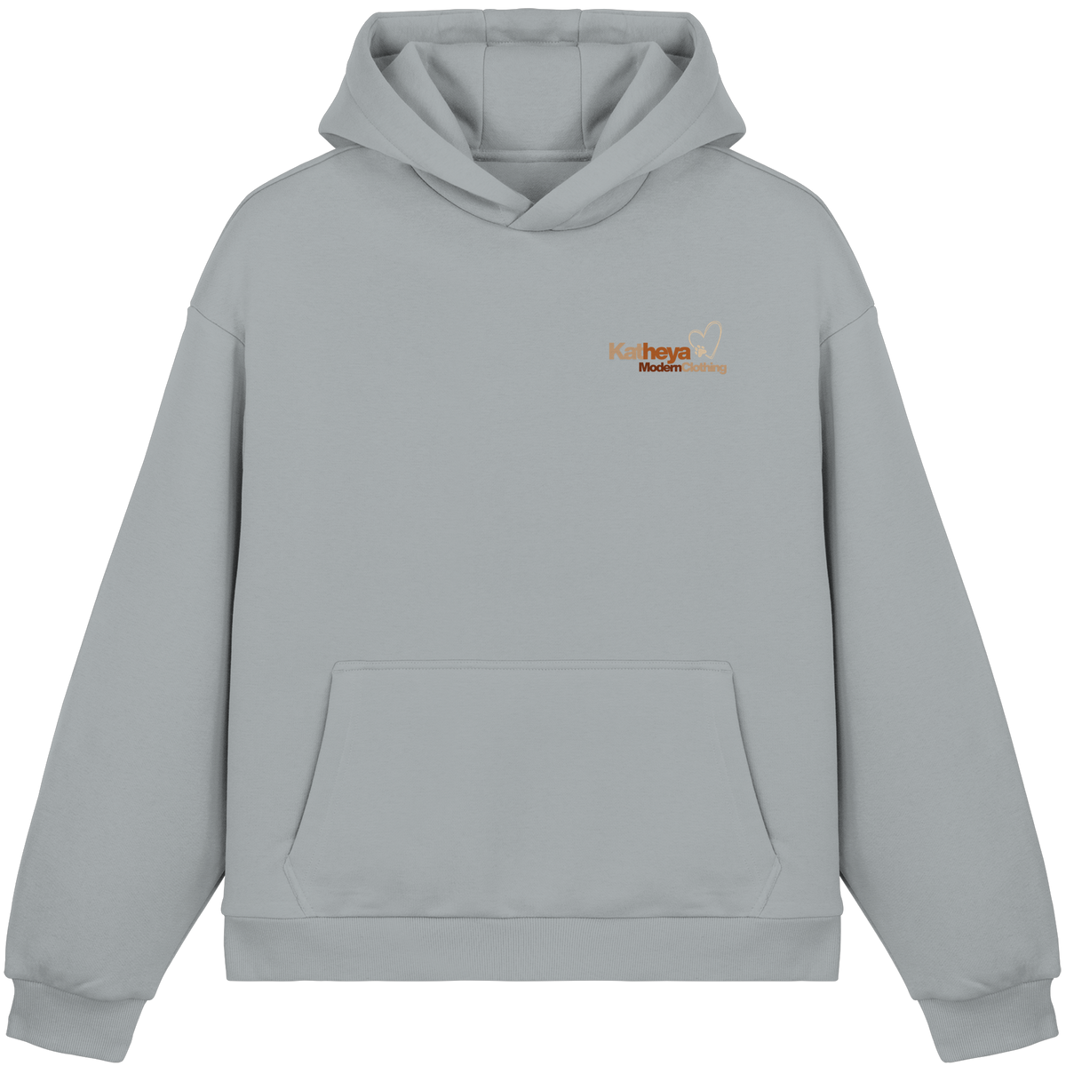 Dog Mountain Gray - Fluffy Boxcut Hoodie