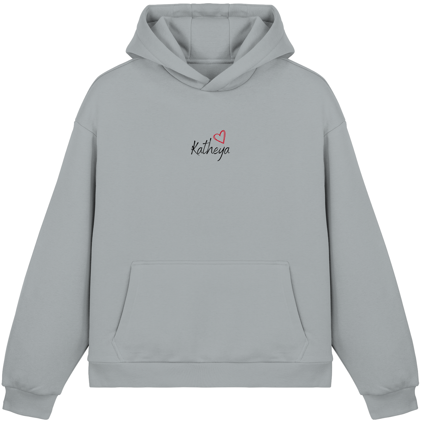 Liebe = Du+Ich - Fluffy Boxcut Hoodie