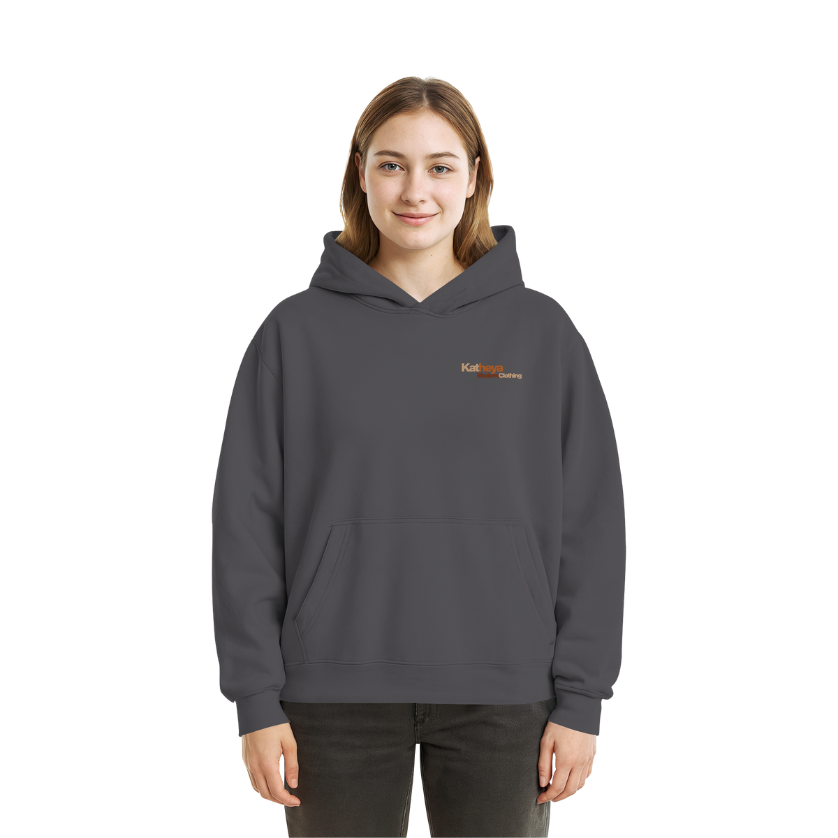 Herbst Schokolade - Fluffy Boxcut Hoodie