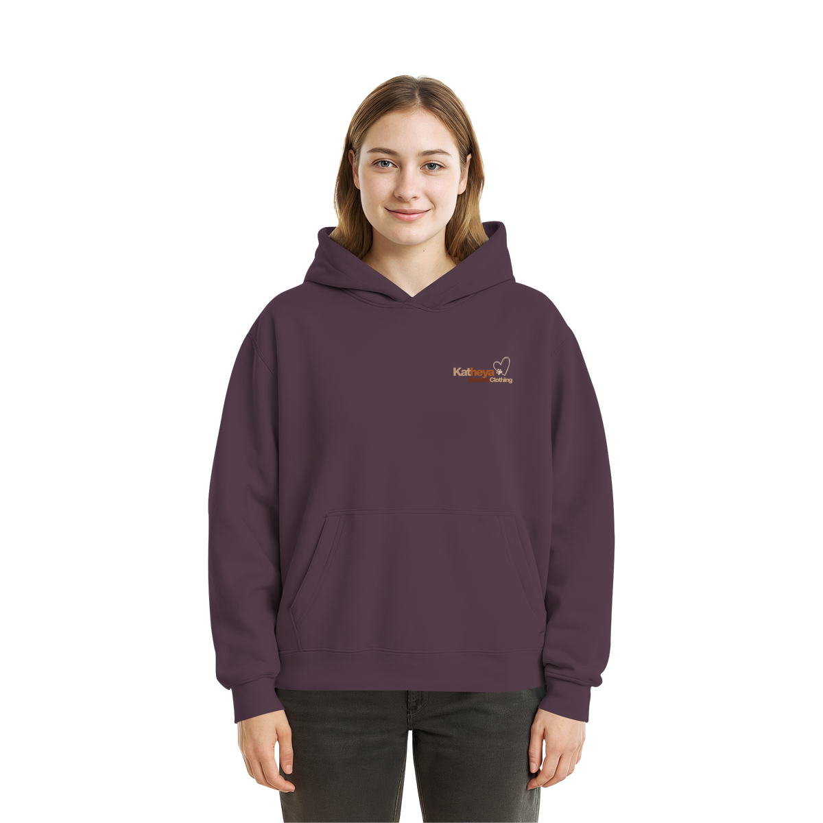 Dog Mountain Gray - Fluffy Boxcut Hoodie