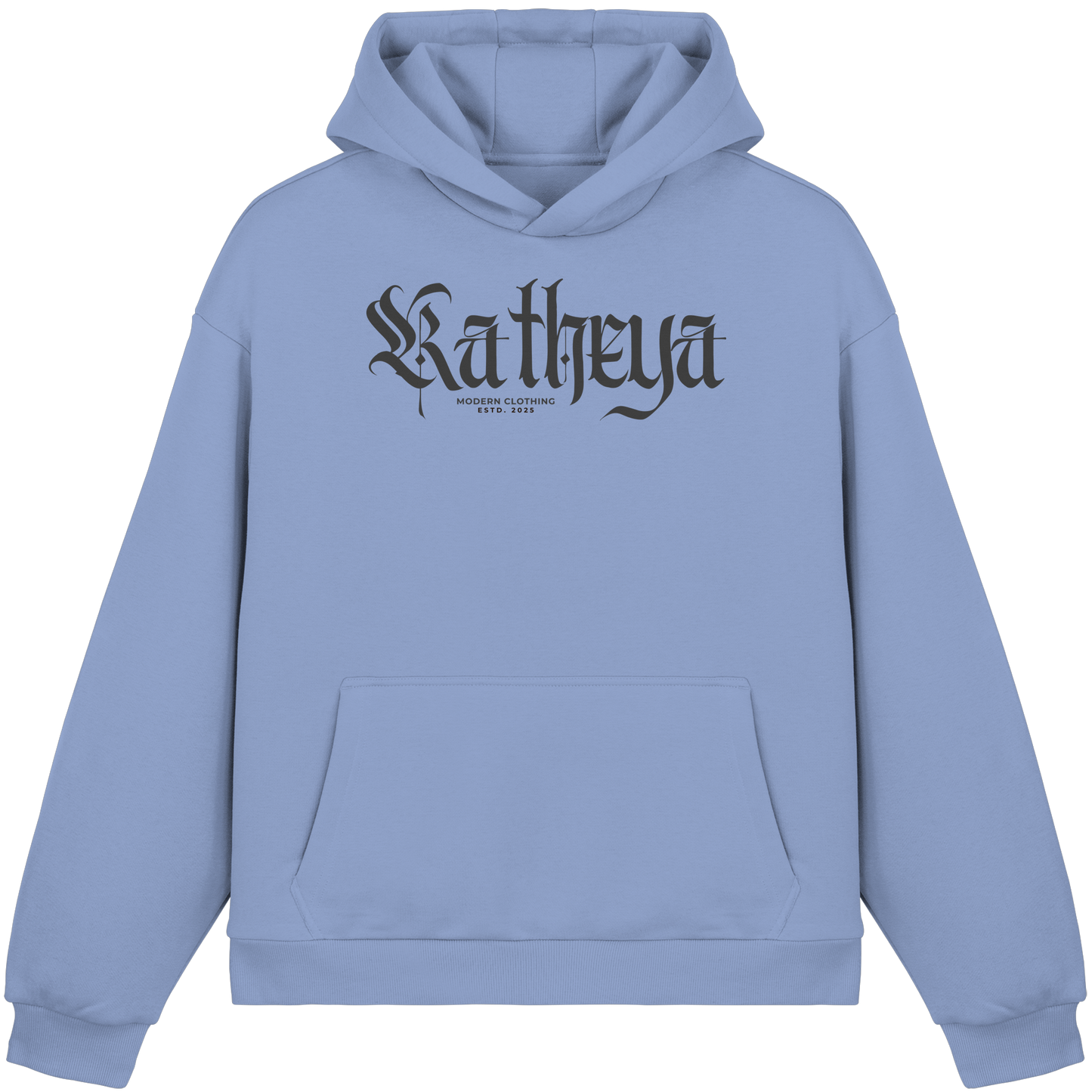 Katheya-kaligraphi - Fluffy Boxcut Hoodie