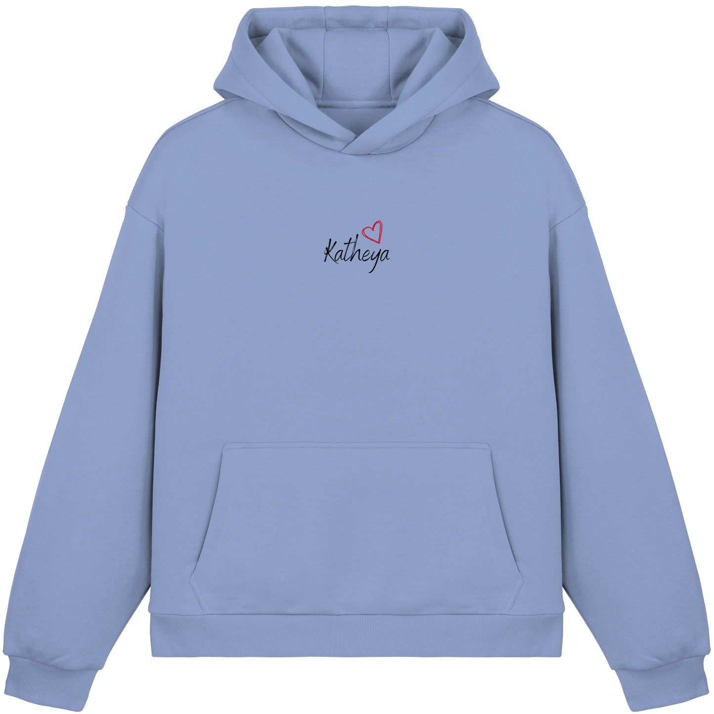 Liebe = Du+Ich - Fluffy Boxcut Hoodie