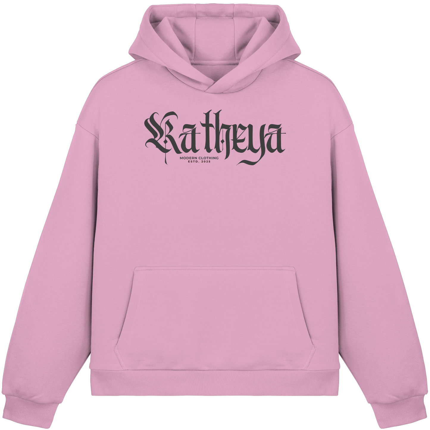 Katheya-kaligraphi - Fluffy Boxcut Hoodie