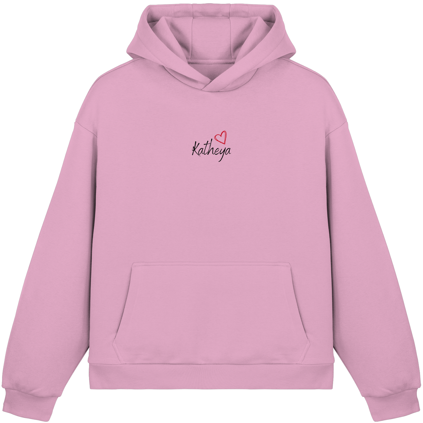 Liebe = Du+Ich - Fluffy Boxcut Hoodie