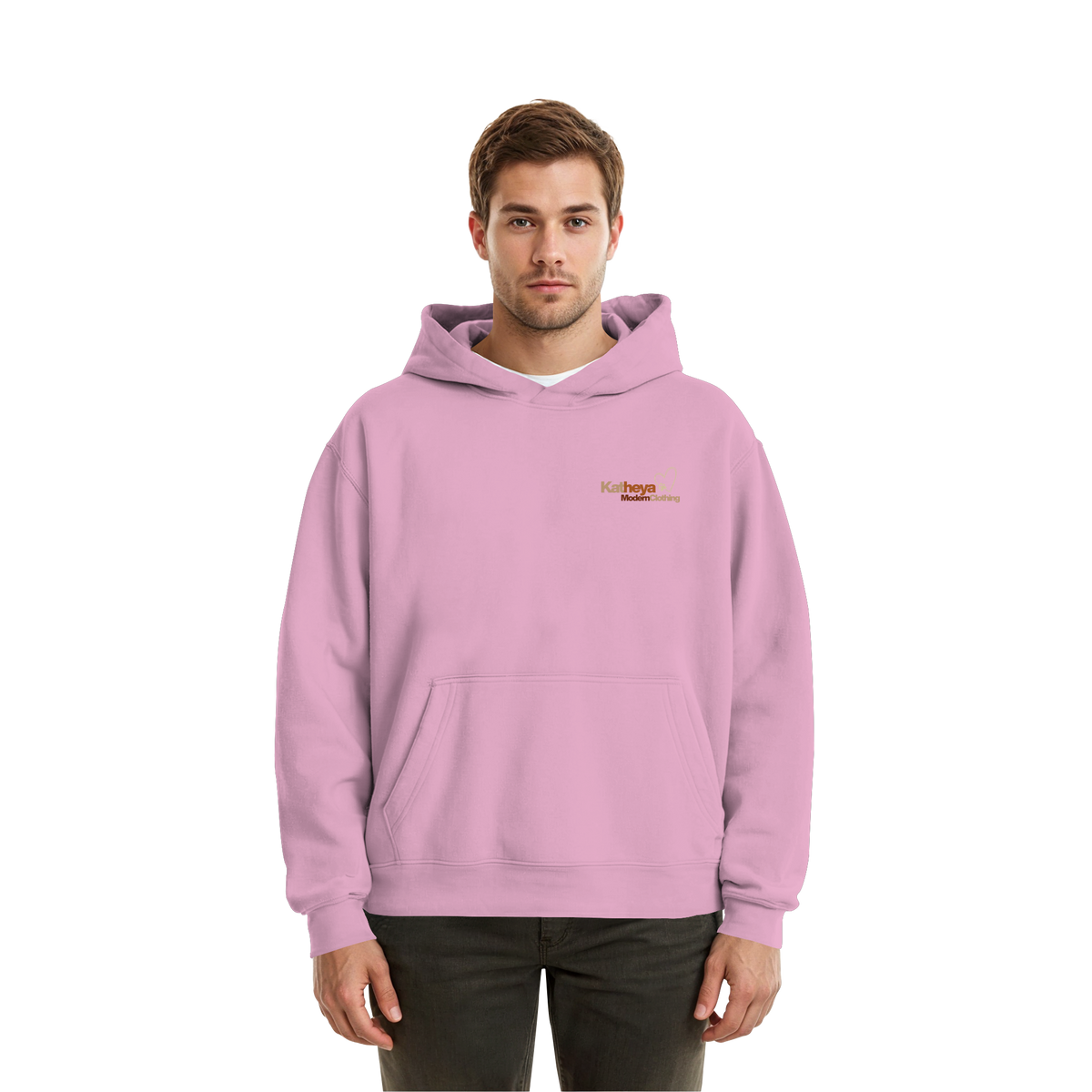 Dog Mountain Gray - Fluffy Boxcut Hoodie
