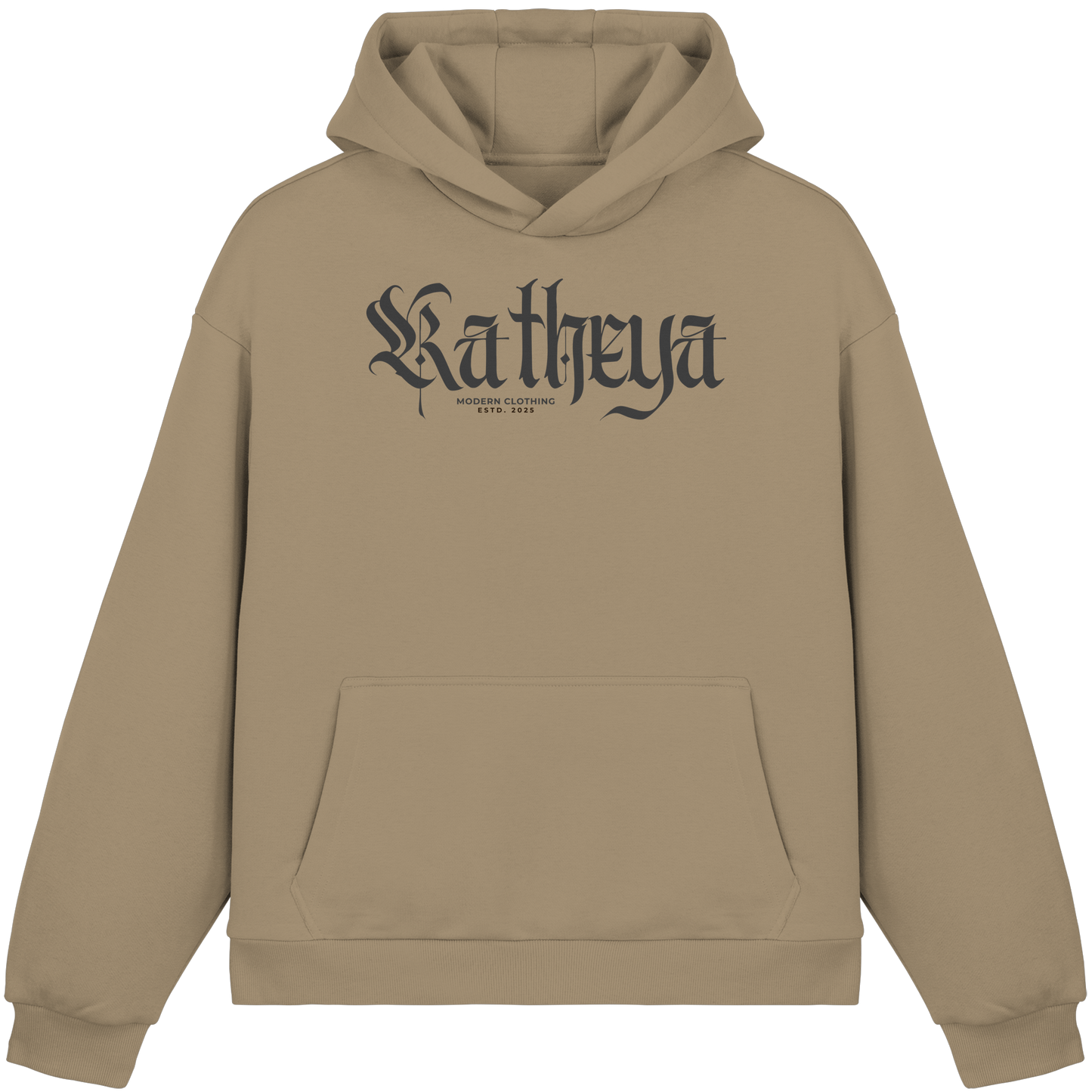 Katheya-kaligraphi - Fluffy Boxcut Hoodie