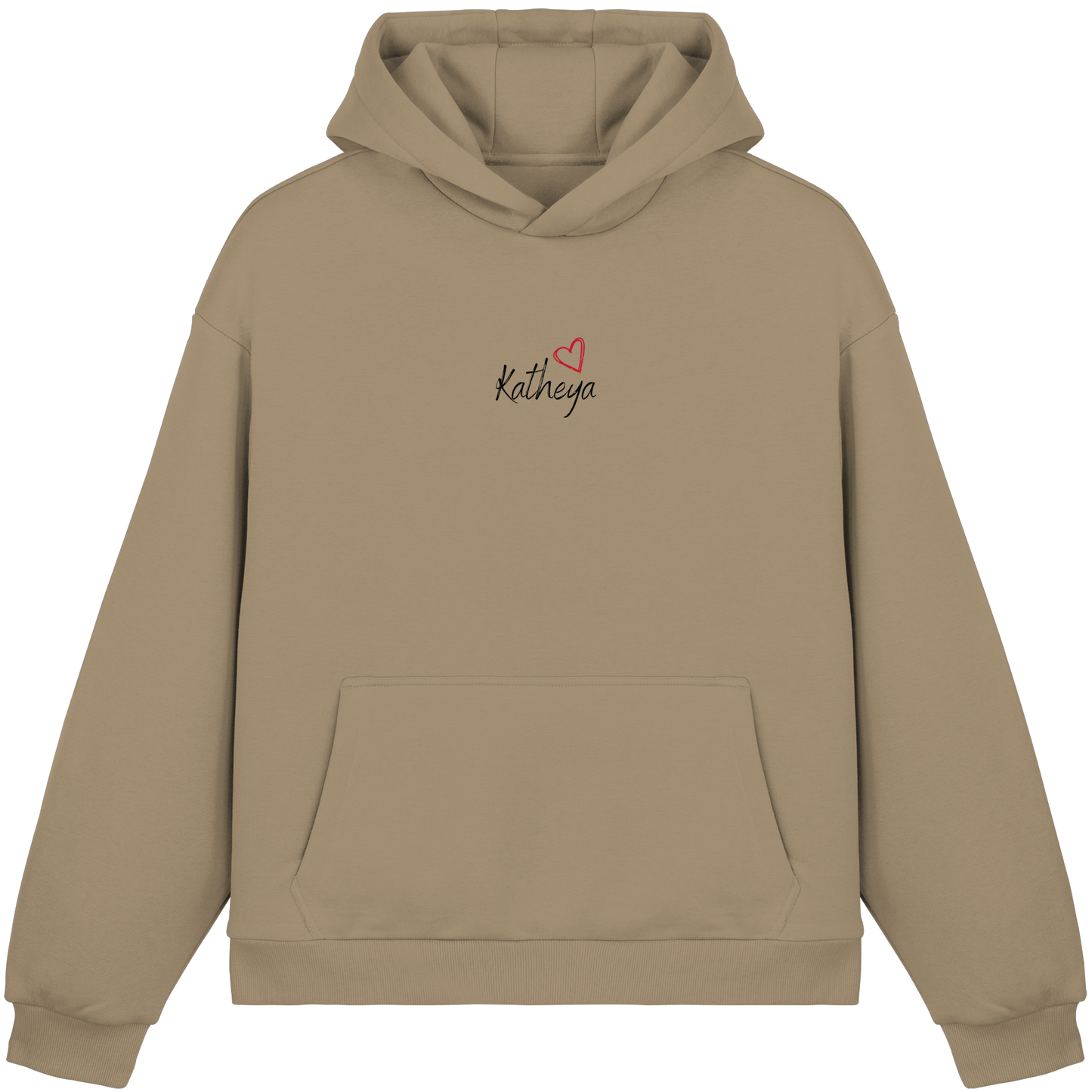 Liebe = Du+Ich - Fluffy Boxcut Hoodie