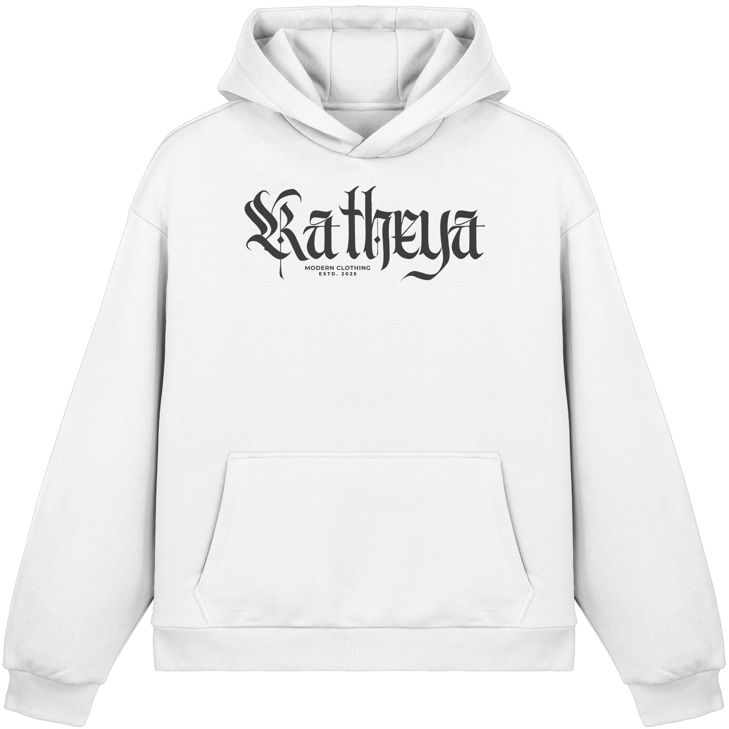 Katheya-kaligraphi - Fluffy Boxcut Hoodie