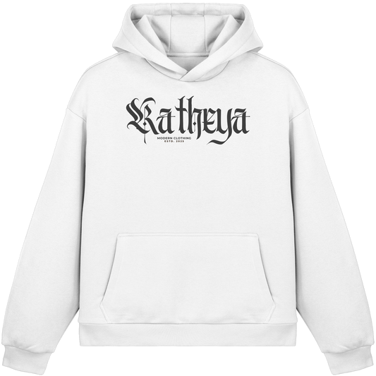 Katheya-kaligraphi - Fluffy Boxcut Hoodie