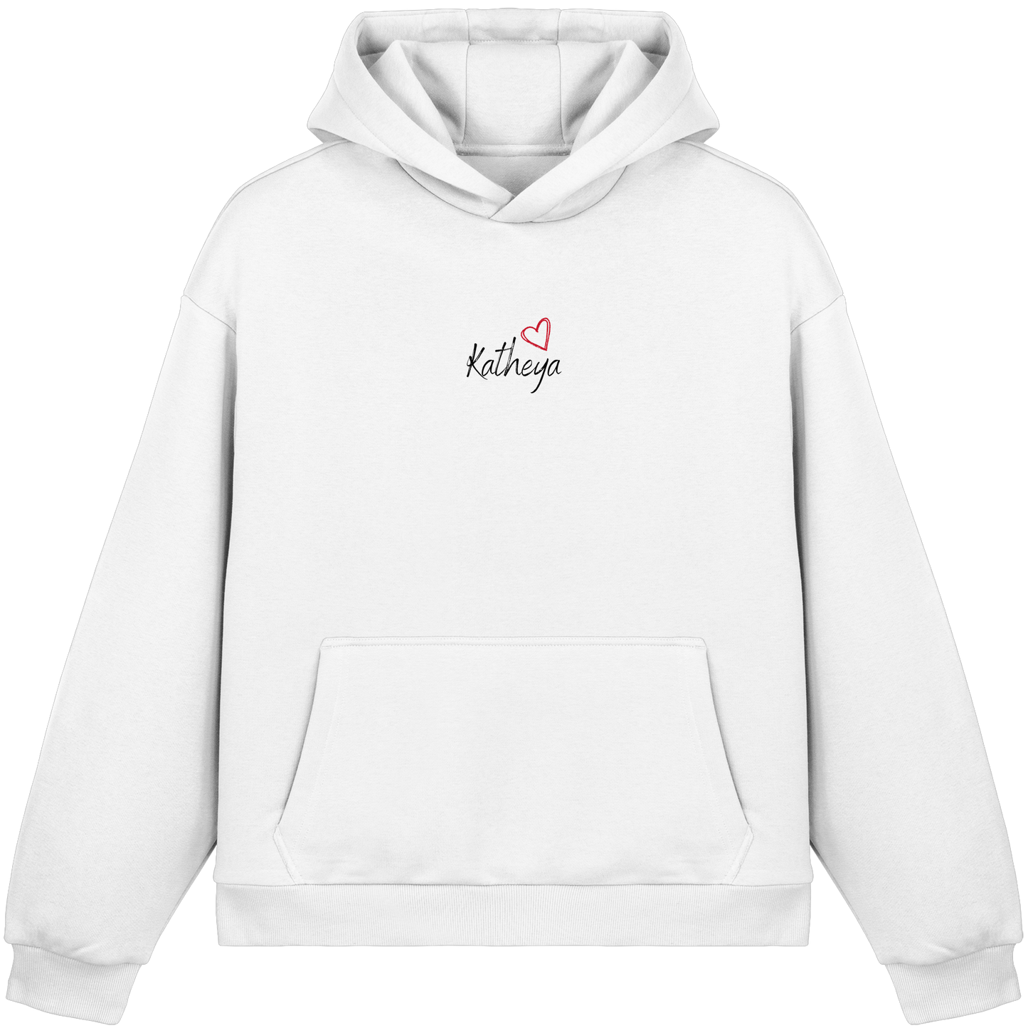 Liebe = Du+Ich - Fluffy Boxcut Hoodie