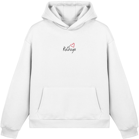 Liebe = Du+Ich - Fluffy Boxcut Hoodie