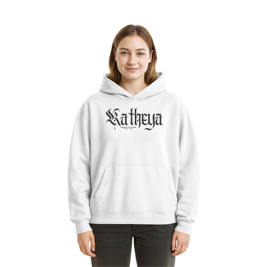 Katheya-kaligraphi - Fluffy Boxcut Hoodie