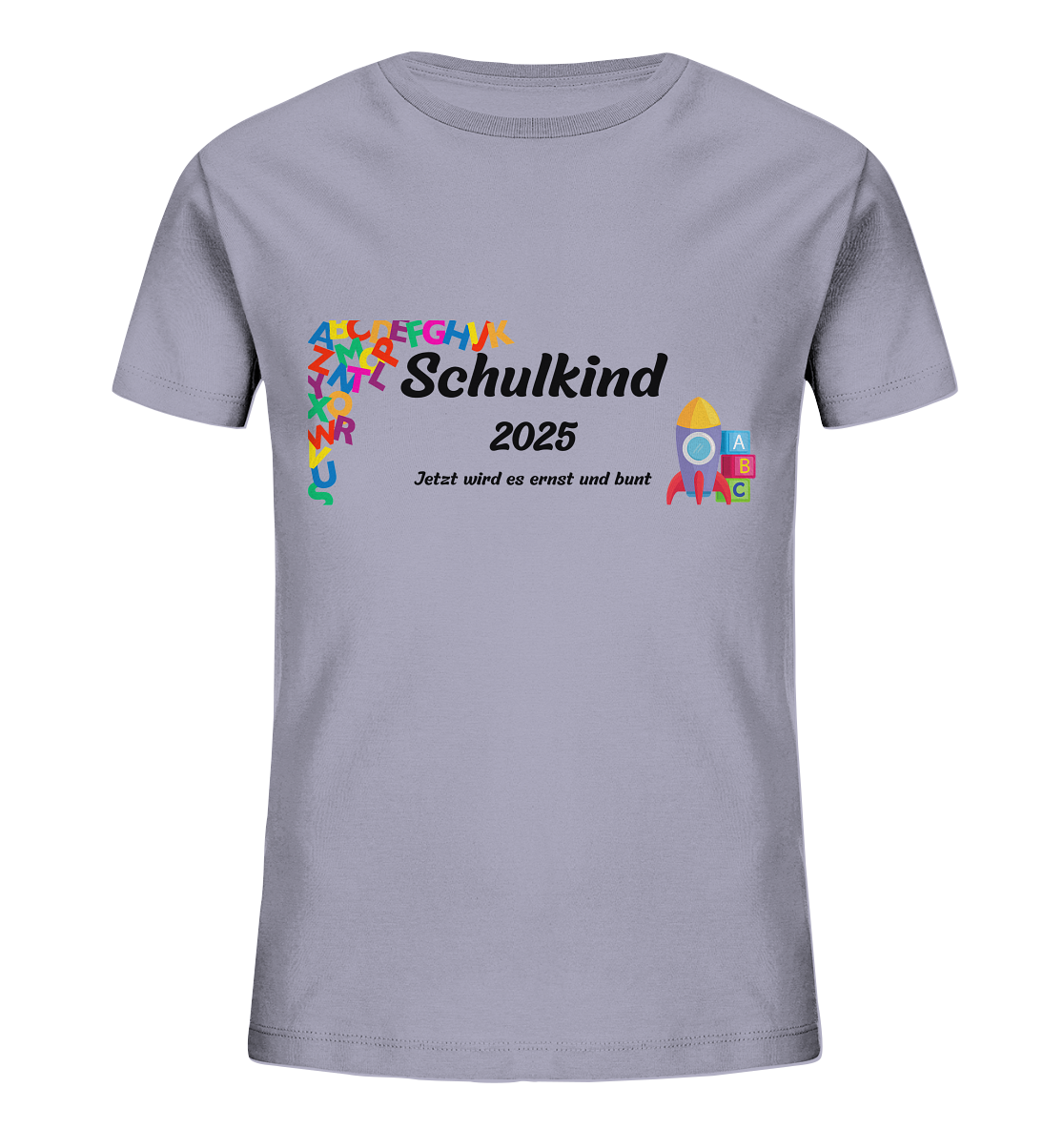Schulanfang-Schulkind 2025 - Kids Organic Shirt