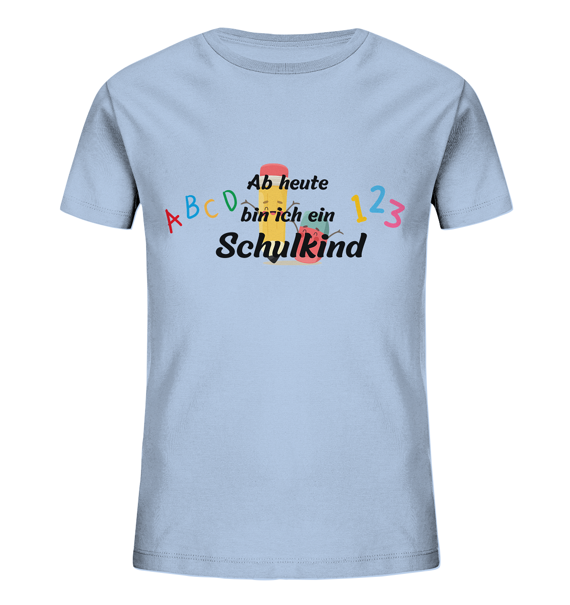 Schulanfang-Ab heute bin ich Schulkind - Kids Organic Shirt