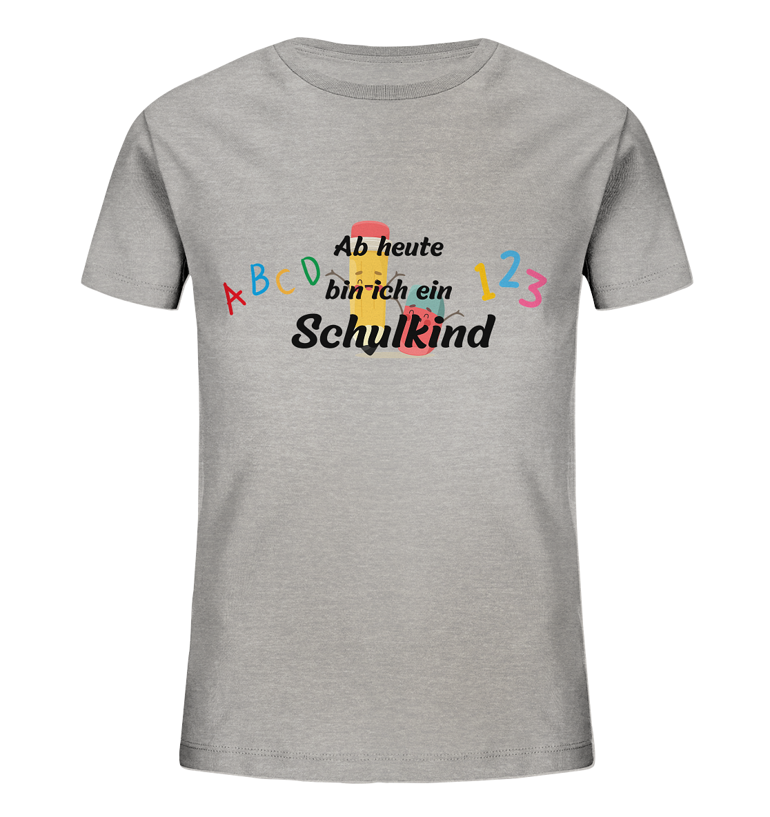 Schulanfang-Ab heute bin ich Schulkind - Kids Organic Shirt