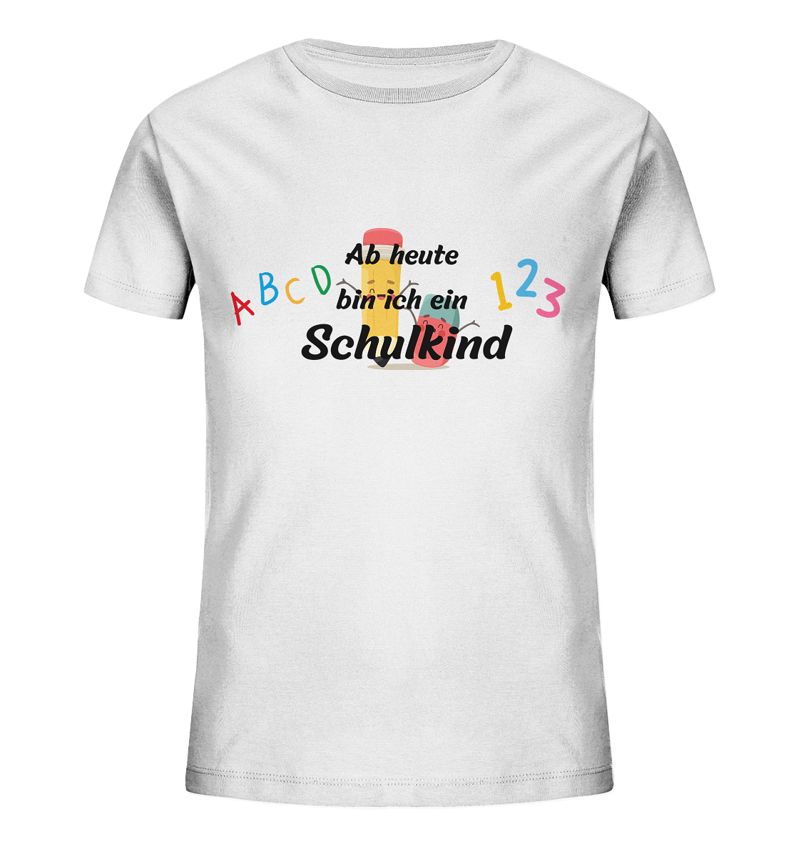 Schulanfang-Ab heute bin ich Schulkind - Kids Organic Shirt